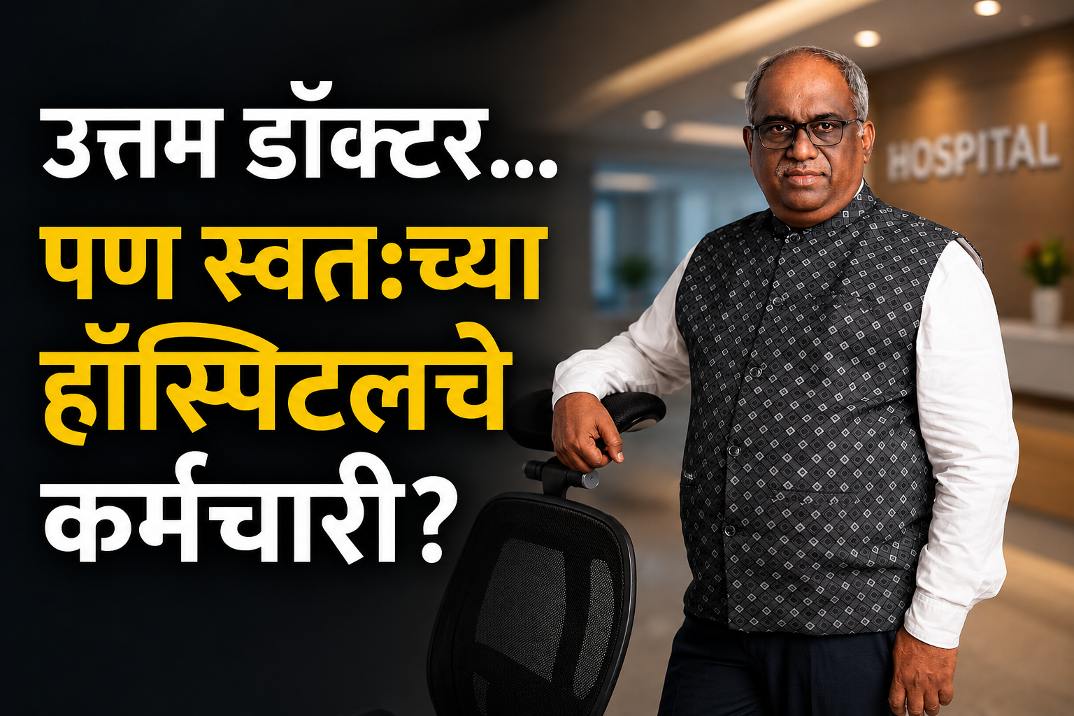 उत्तम डॉक्टर... पण स्वतःच्या हॉस्पिटलचे कर्मचारी?