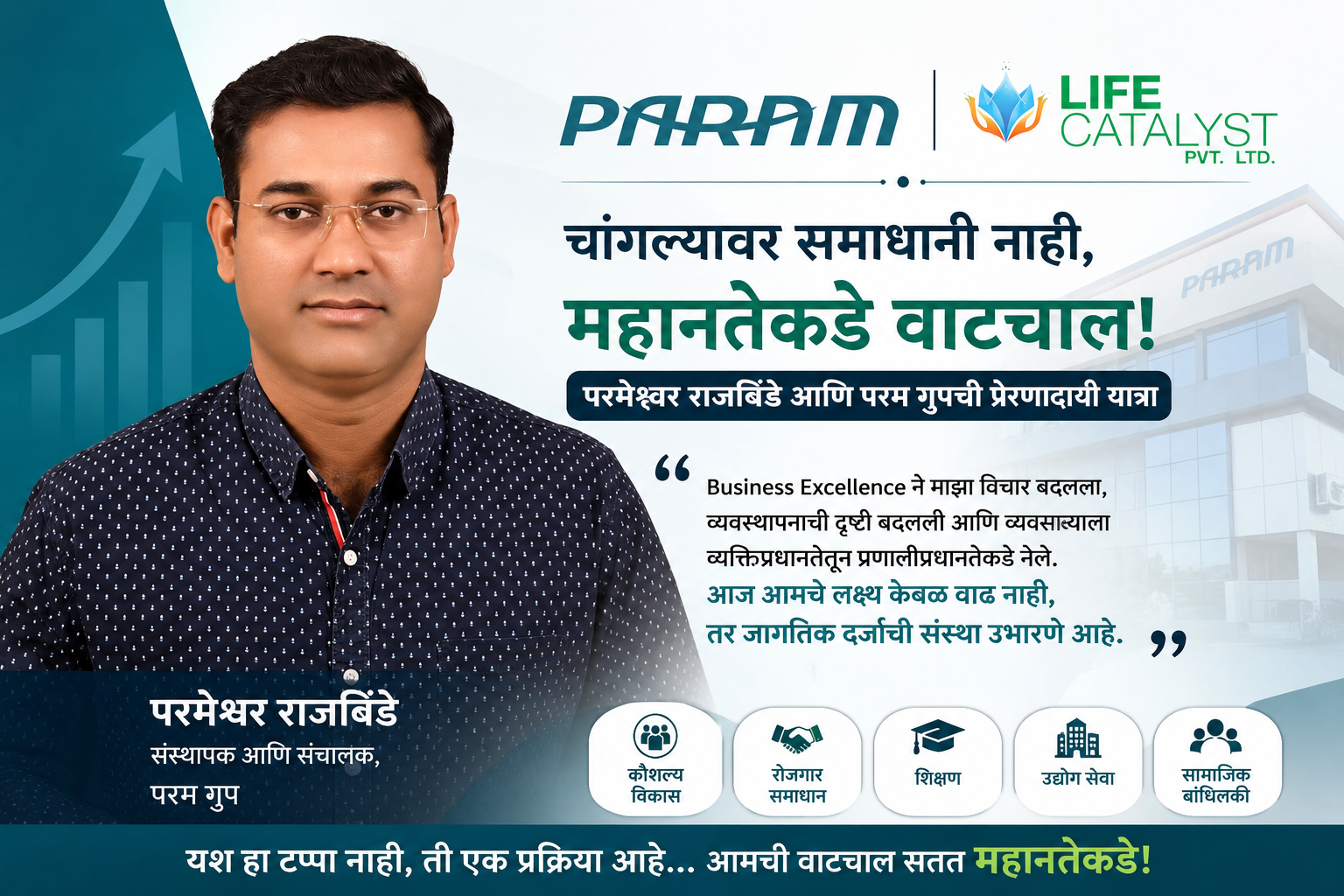 चांगले' पुरेसे नसते… 'महान' होण्याचा प्रवास!