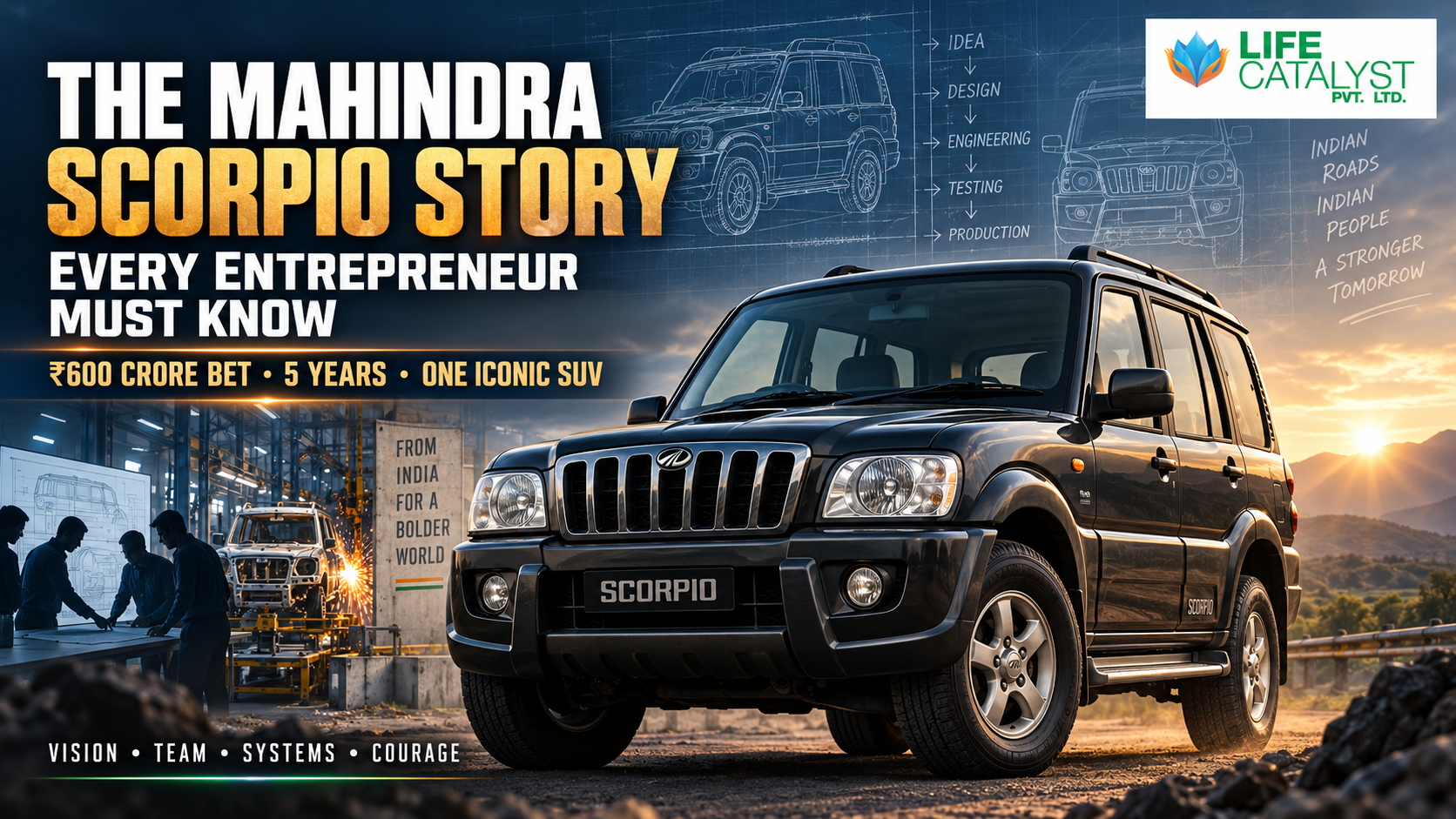 The Mahindra Scorpio Story Every Entrepreneur Must Know There are products